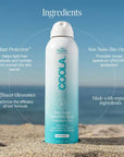 COOLA Mineral Body Organic Sunscreen Spray SPF30 solspray ingredienser