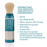 Colorescience Sunforgettable Sheer Matte SPF 30 Sunscreen brush