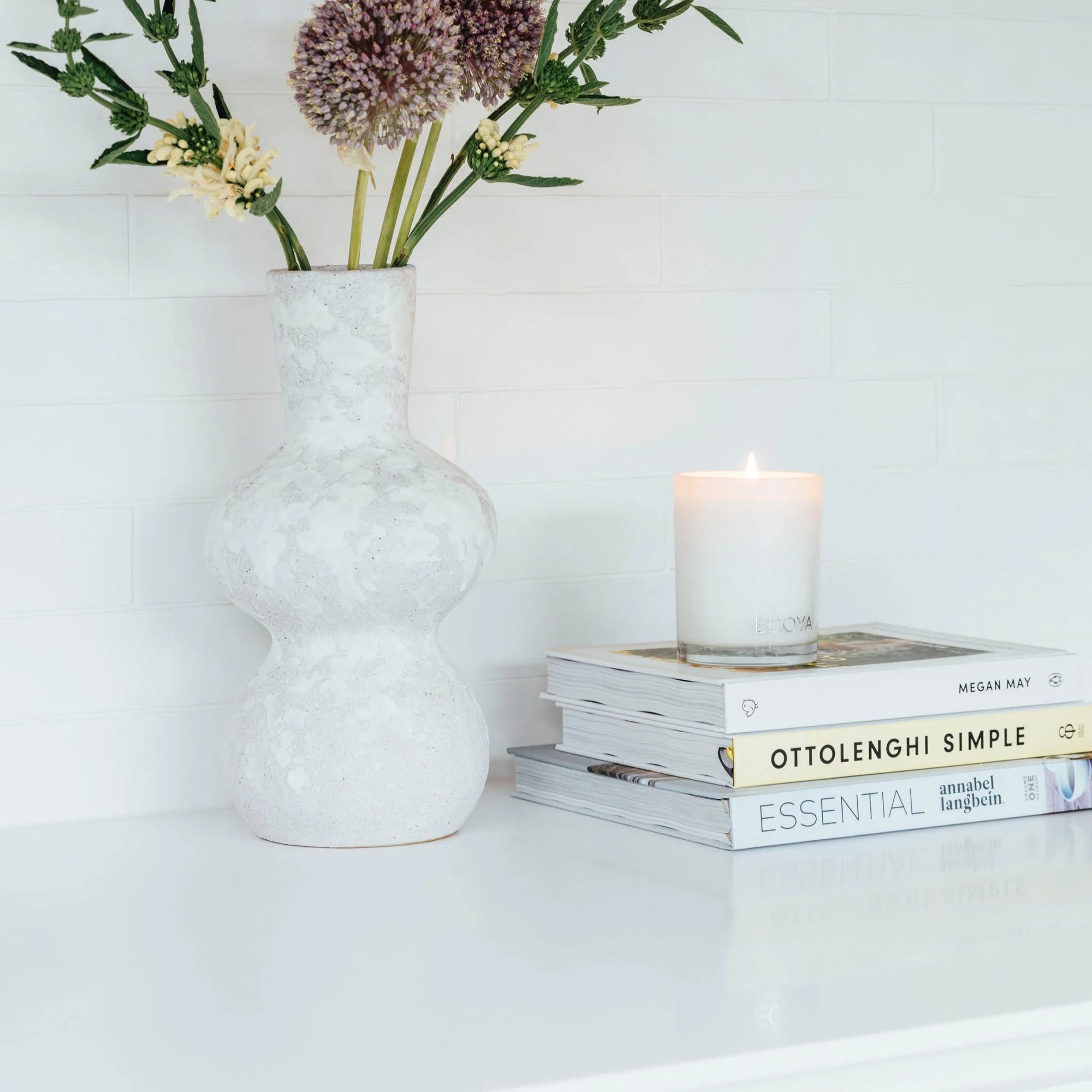 ECOYA Lotus Flower Duftlys Hudbutikk.no