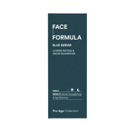 Face Formula Blue Serum emballasje