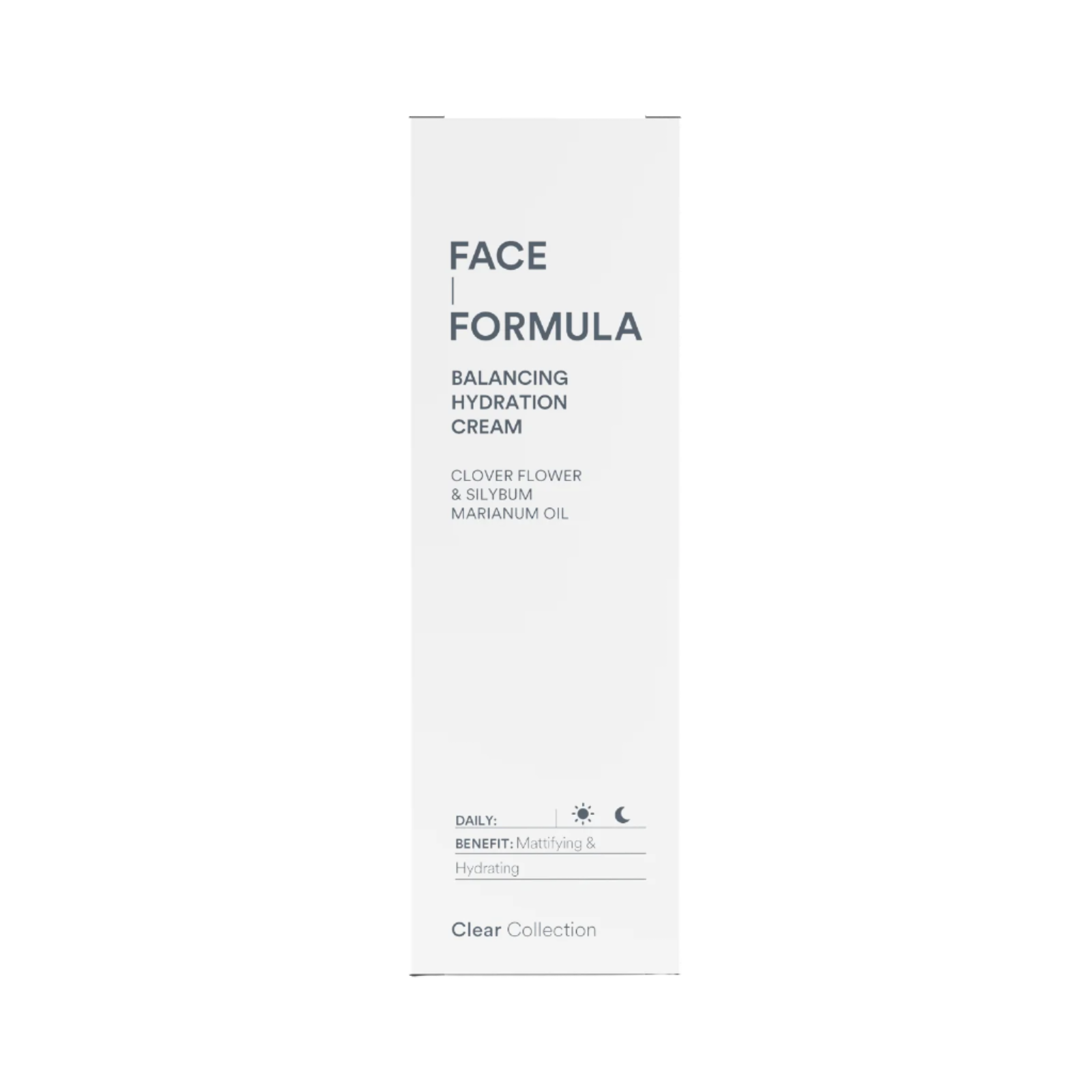 Face Formula Hydration Cream emballasje