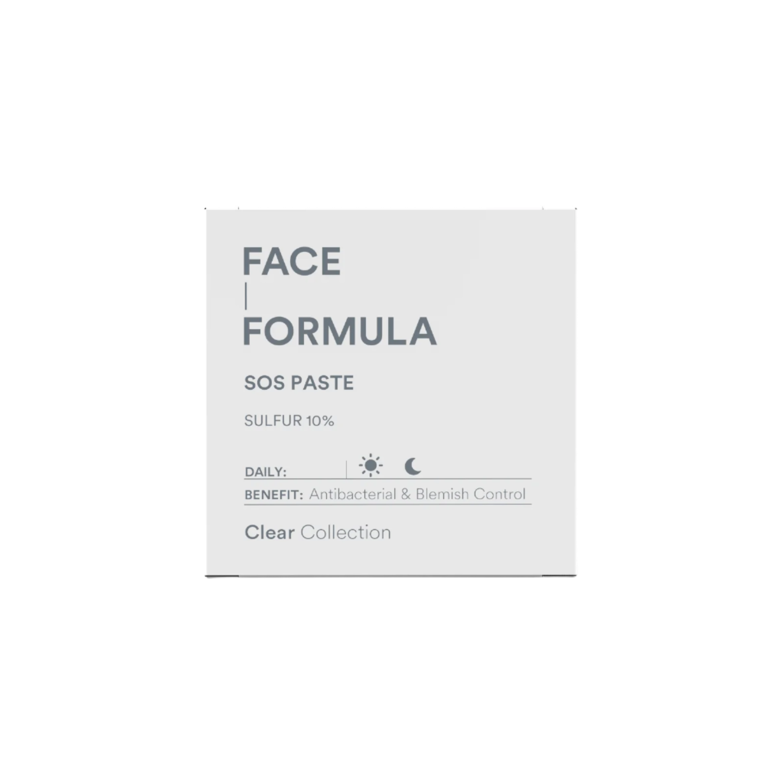 Face Formula SOS Paste emballasje