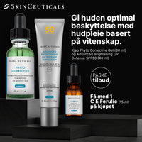 Kjøp SkinCeuticals Advanced Brightening UV Defense SPF 50 og SkinCeuticals Phyto Corrective Gel, og få med en gratis SkinCeuticals C E Ferulic 15ml