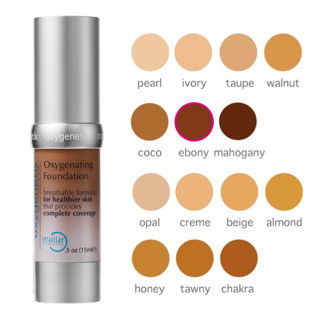 Oxygenetix Oxygenating Foundation Ebony Spf 25