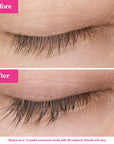 GrandeLASH™ Peptide Lash Enhancing Serum før og etter