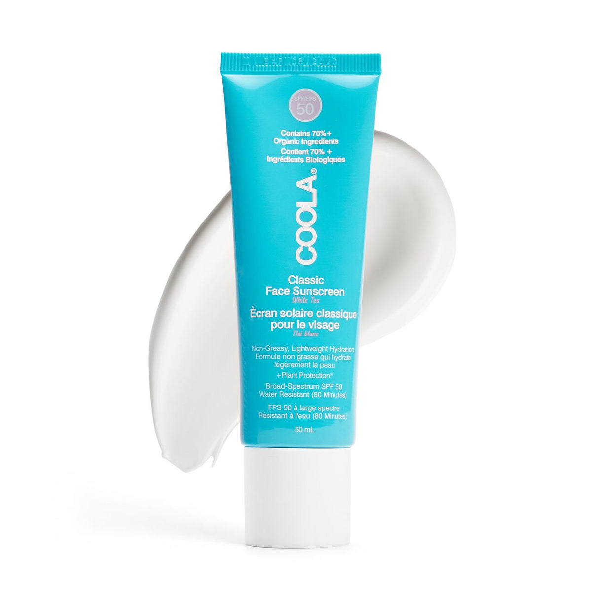 COOLA Classic Face Sunscreen Lotion SPF 50 White Tea
