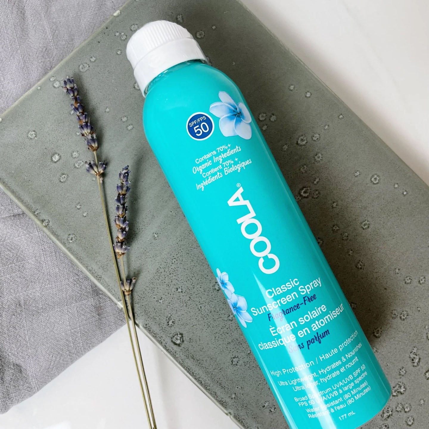 COOLA Classic Body Spray Fragrance-free Spf 50