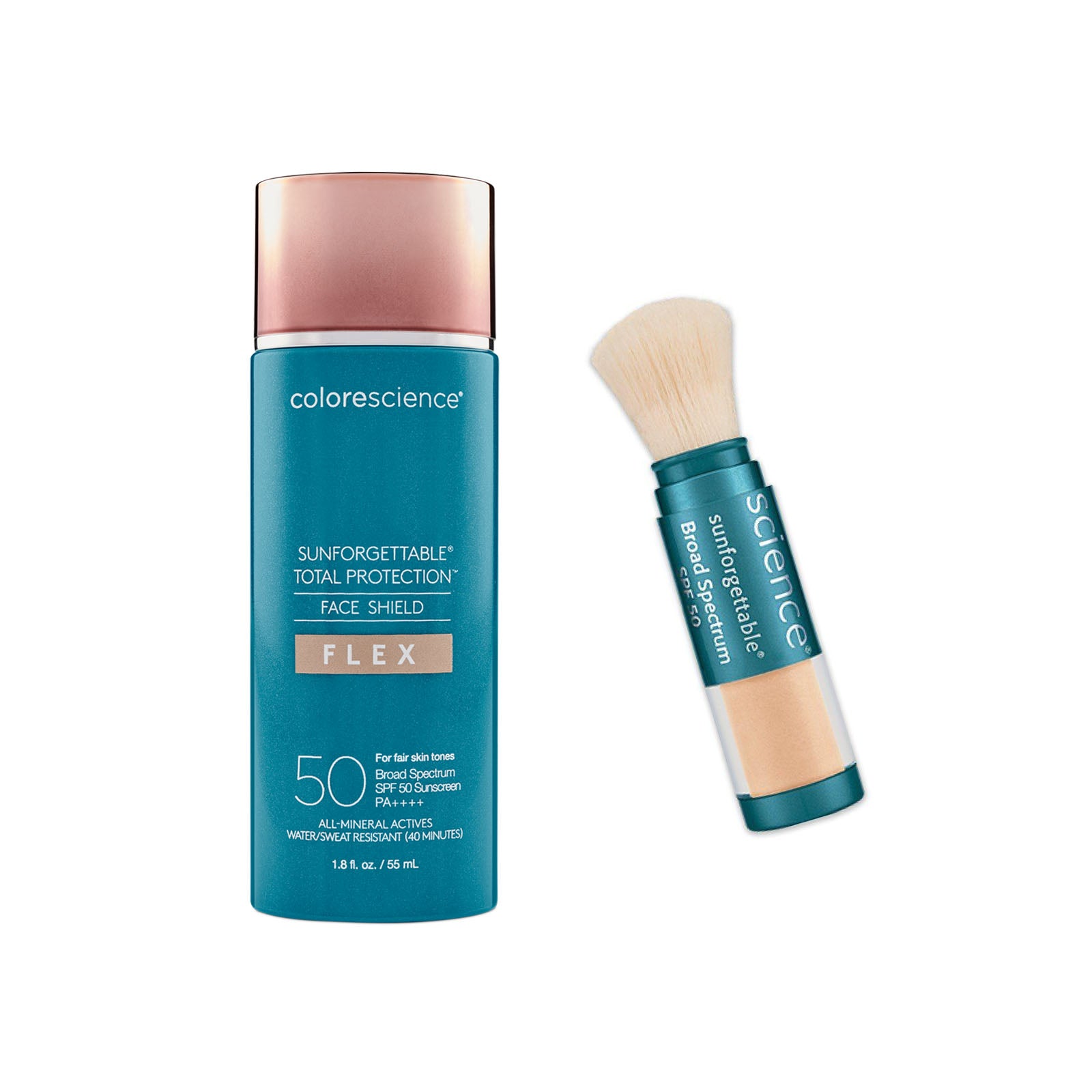 Colorescience kampanje kjøp flex solkrem og få sunforgettable brush som gave