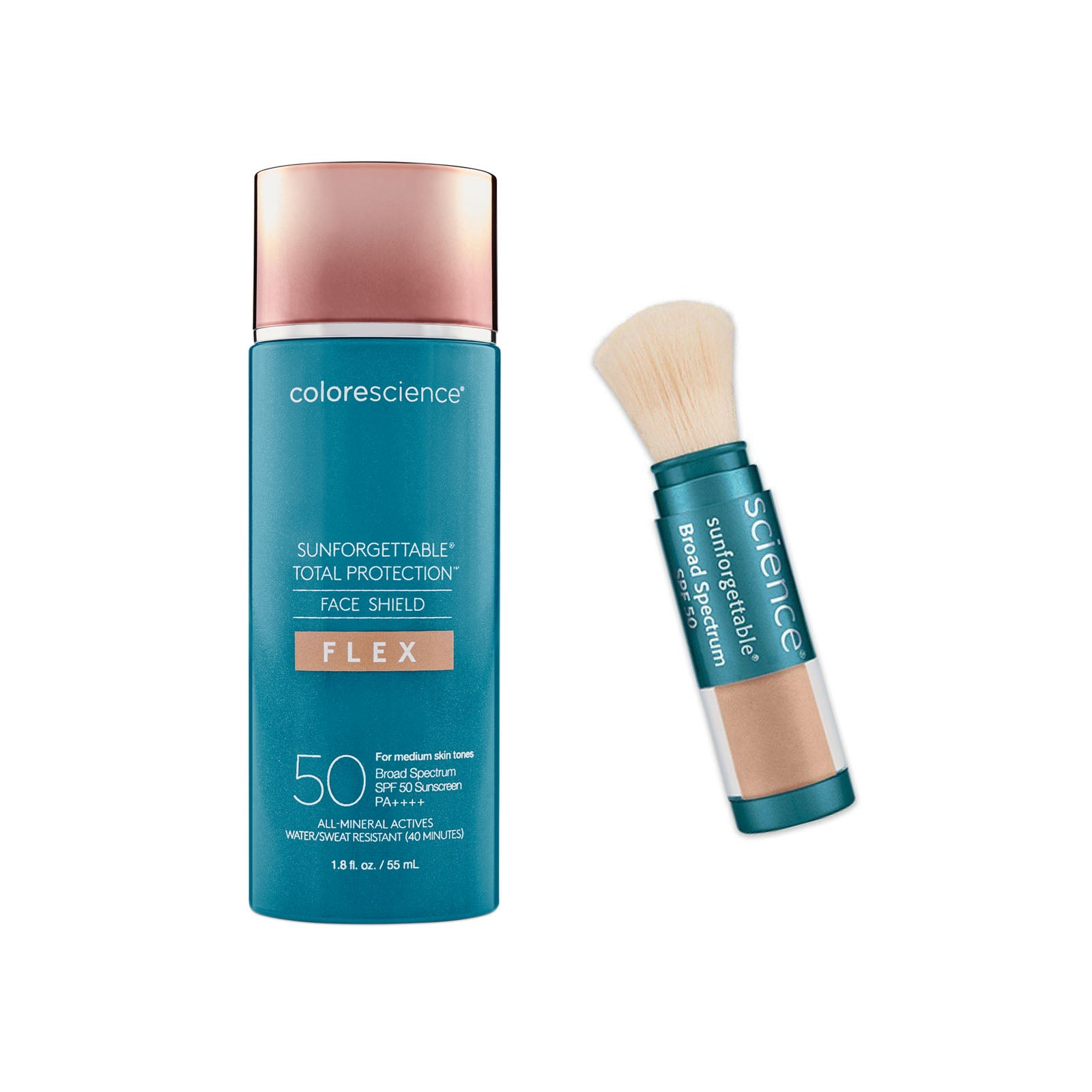 Colorescience kampanje kjøp flex solkrem og få sunforgettable brush som gave