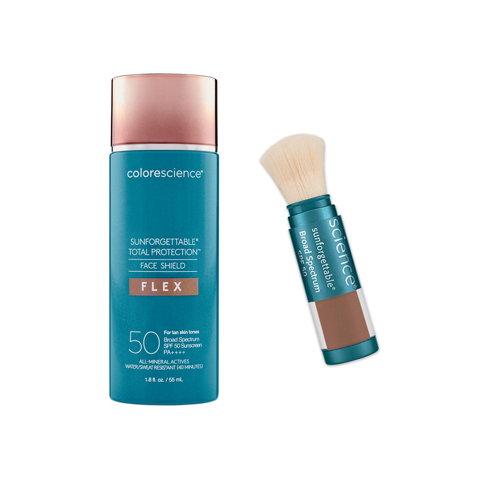 Colorescience kampanje kjøp flex solkrem og få sunforgettable brush som gave