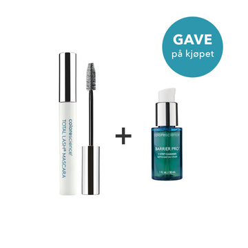Colorescience kampanje - Kjøp Total Eye Mascara få Barrier Pro 1-step cleanser i gave