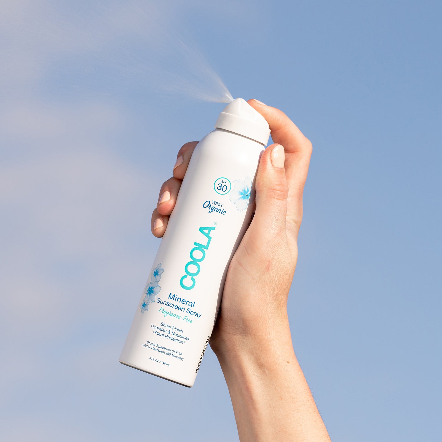COOLA Mineral Body Organic Sunscreen Spray SPF30 solkrem for sensitiv hud