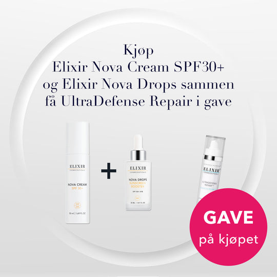 Elixir kampanje: Kjøp Elixir Nova Cream SPF30 og Nova Drops sammen, få After Sun i gave!