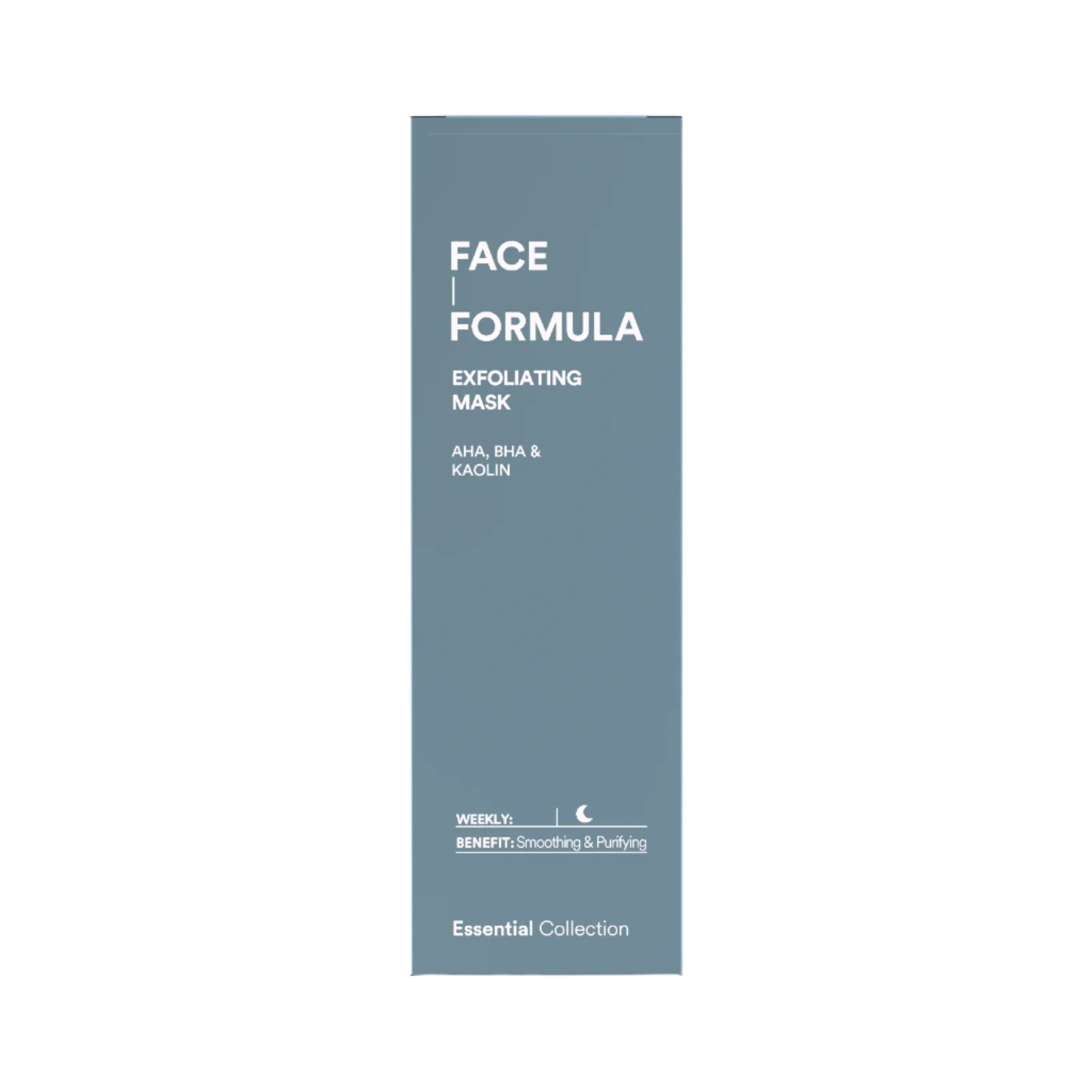 Face Formula Exfoliating Mask emballasje  