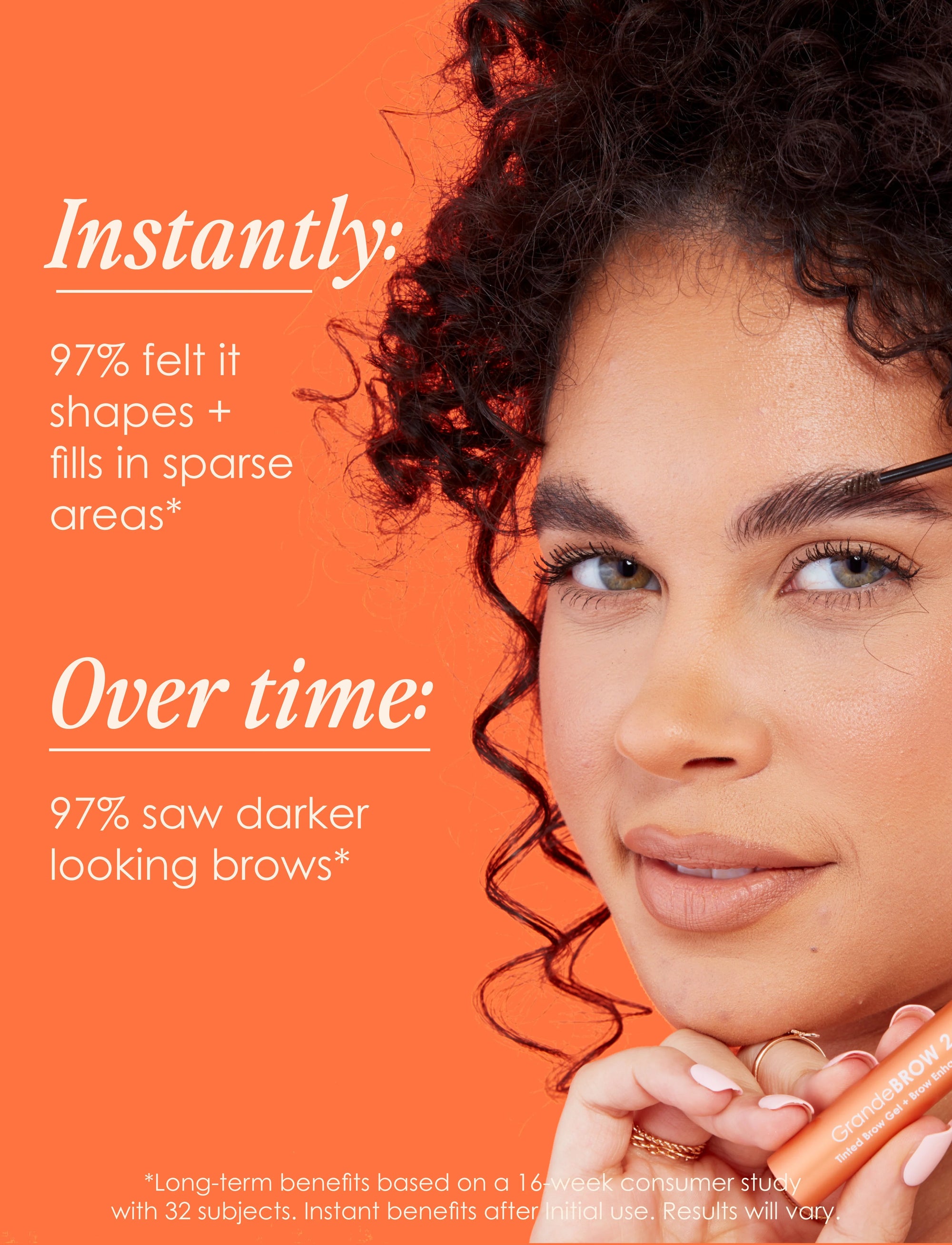 GrandeBROW 2-in-1 Tinted Brow Gel + Brow Enhancing Serum 