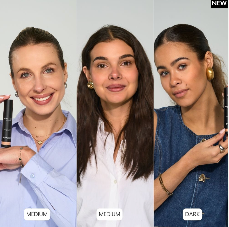 MARC INBANE Mineral SPF 50 Powder shades