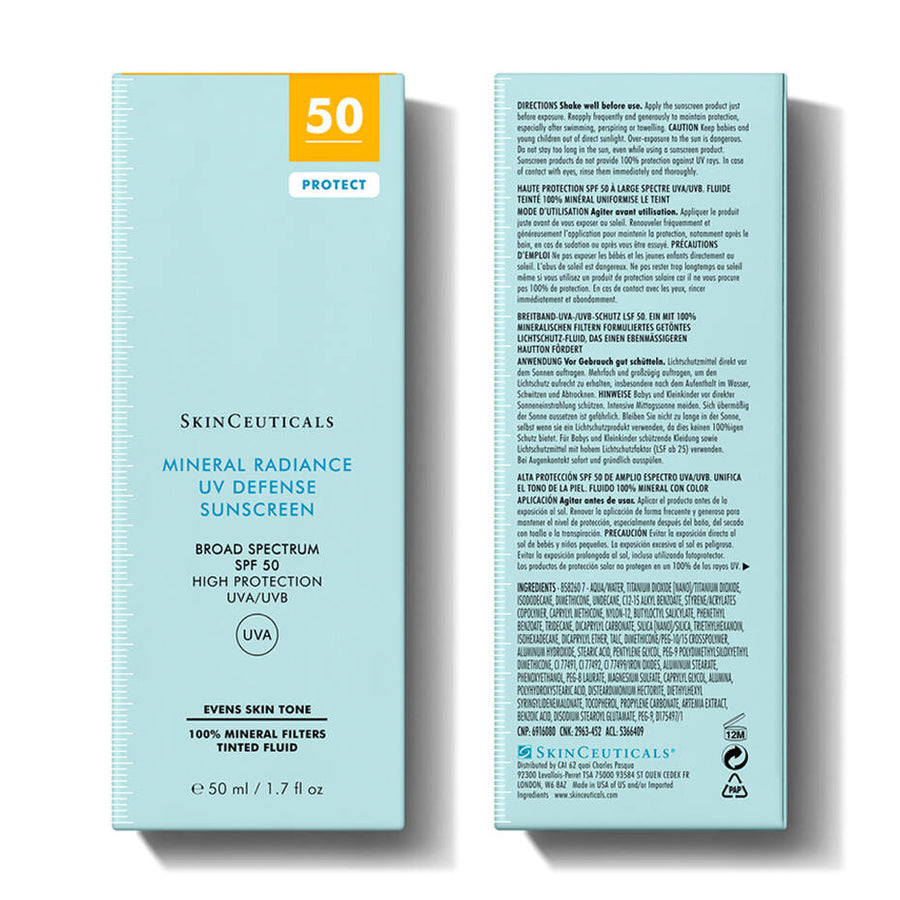 Mineral Radiance UV Defense Sunscreen spf50