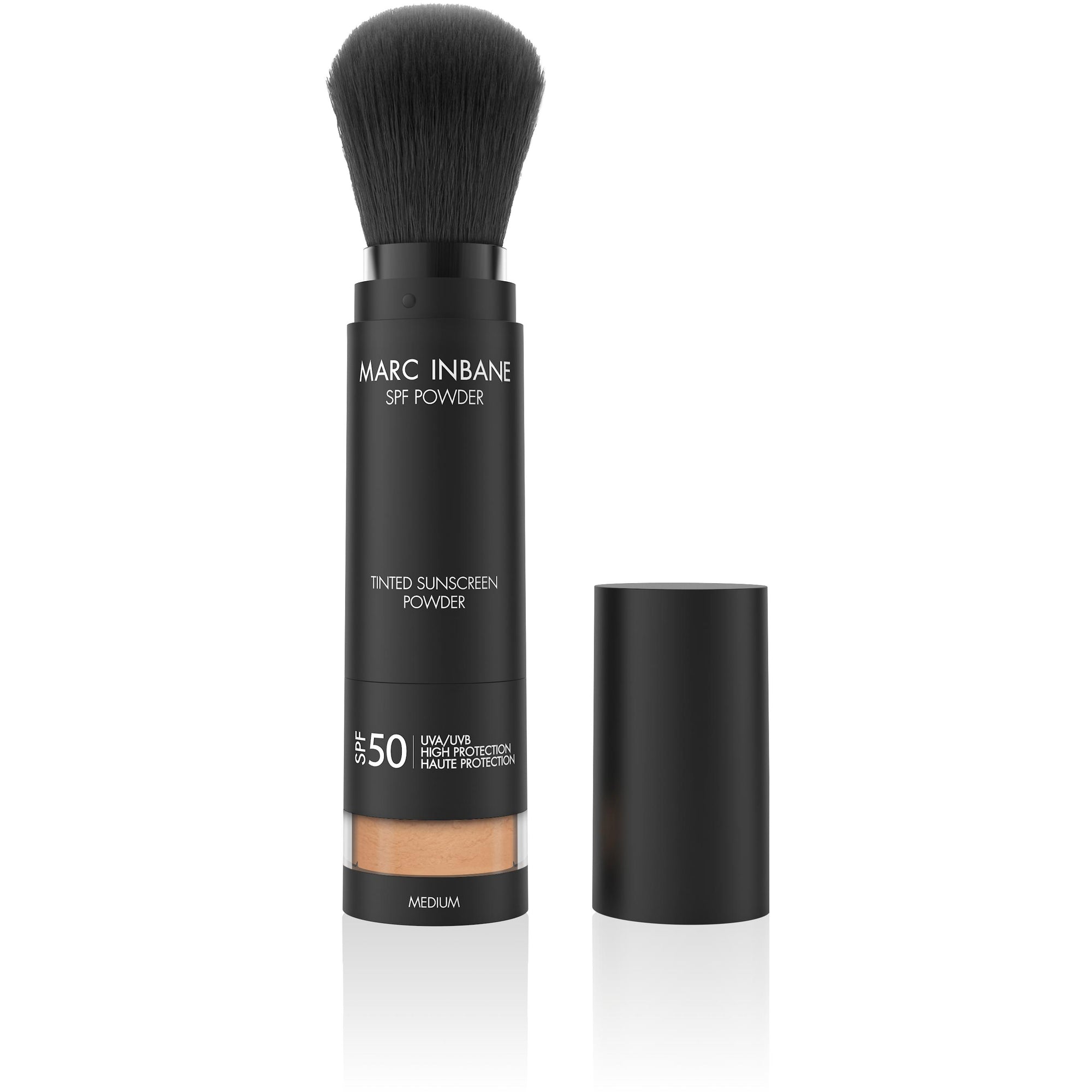 Marc Inbane Tinted SPF 50 Powder Brush Medium