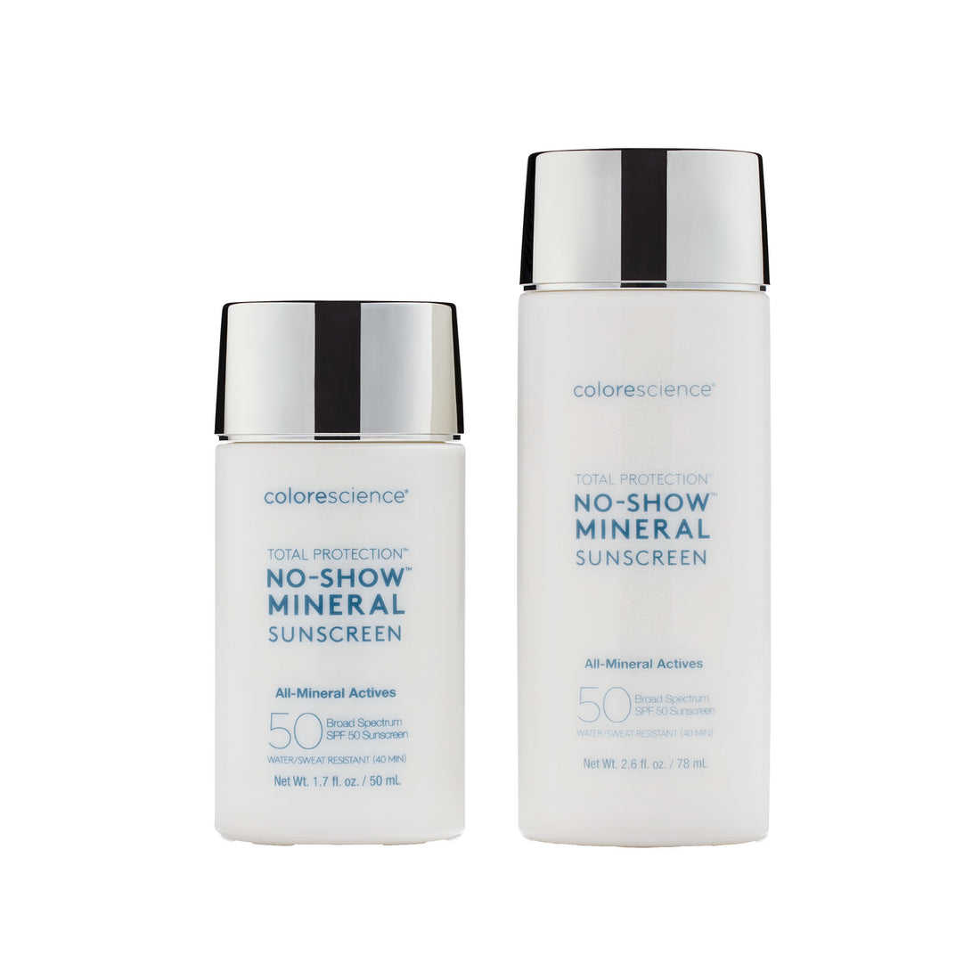 Colorescience No Show Mineral Sunscreen 2 størrelser