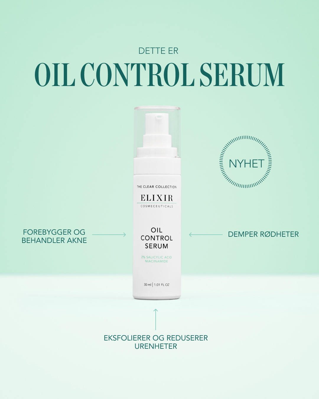 ELIXIR KAMPANJE: 20% rabatt på Oil Control Serum ved kjøp av Balancing Hydration Cream