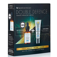 SkinCeuticals Double Defence Silymarin CF Kit for Oily, Blemish-Prone Skin