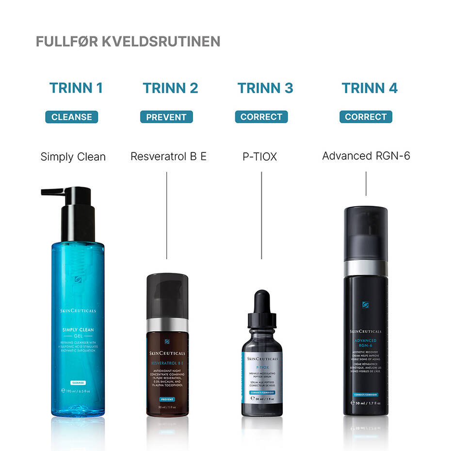 Skinceuticals Advanced RGN-6 kveldsrutine