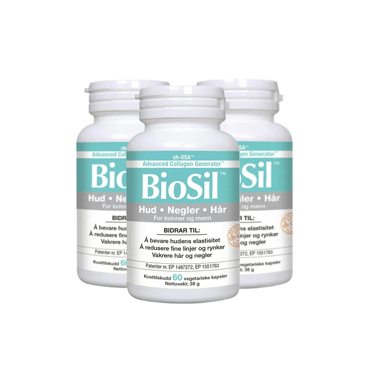 BioSil Kapsler 3 x 60