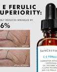 SkinCeuticals C E Ferulic før og etter