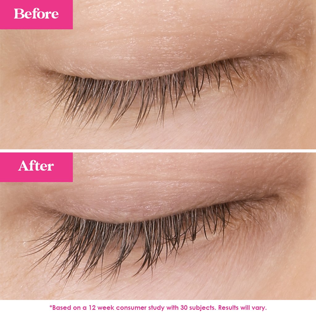 GrandeLASH™ Peptide Lash Enhancing Serum før og etter