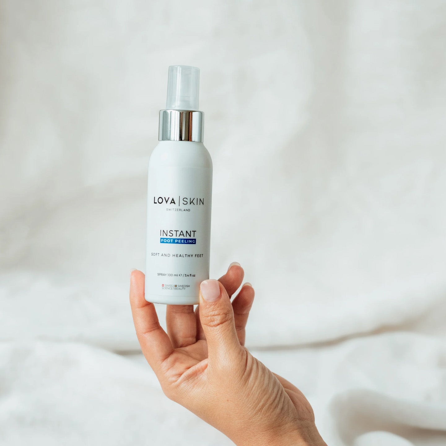 Lova skin instant foot peeling spray bottle