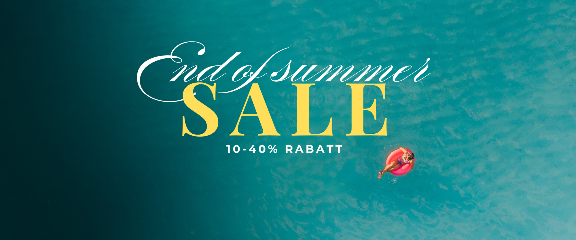 End of summer sale