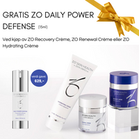 Kjøp ZO Recovery Crème, ZO Renewal Crème eller ZO Hydrating Crème - få ZO Daily Power Defense 15 ml.