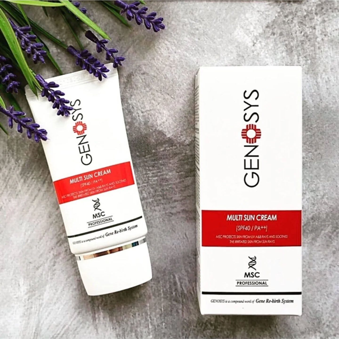 Genosys Multi Sun Cream SPF 40 Solkrem - Hudbutikk