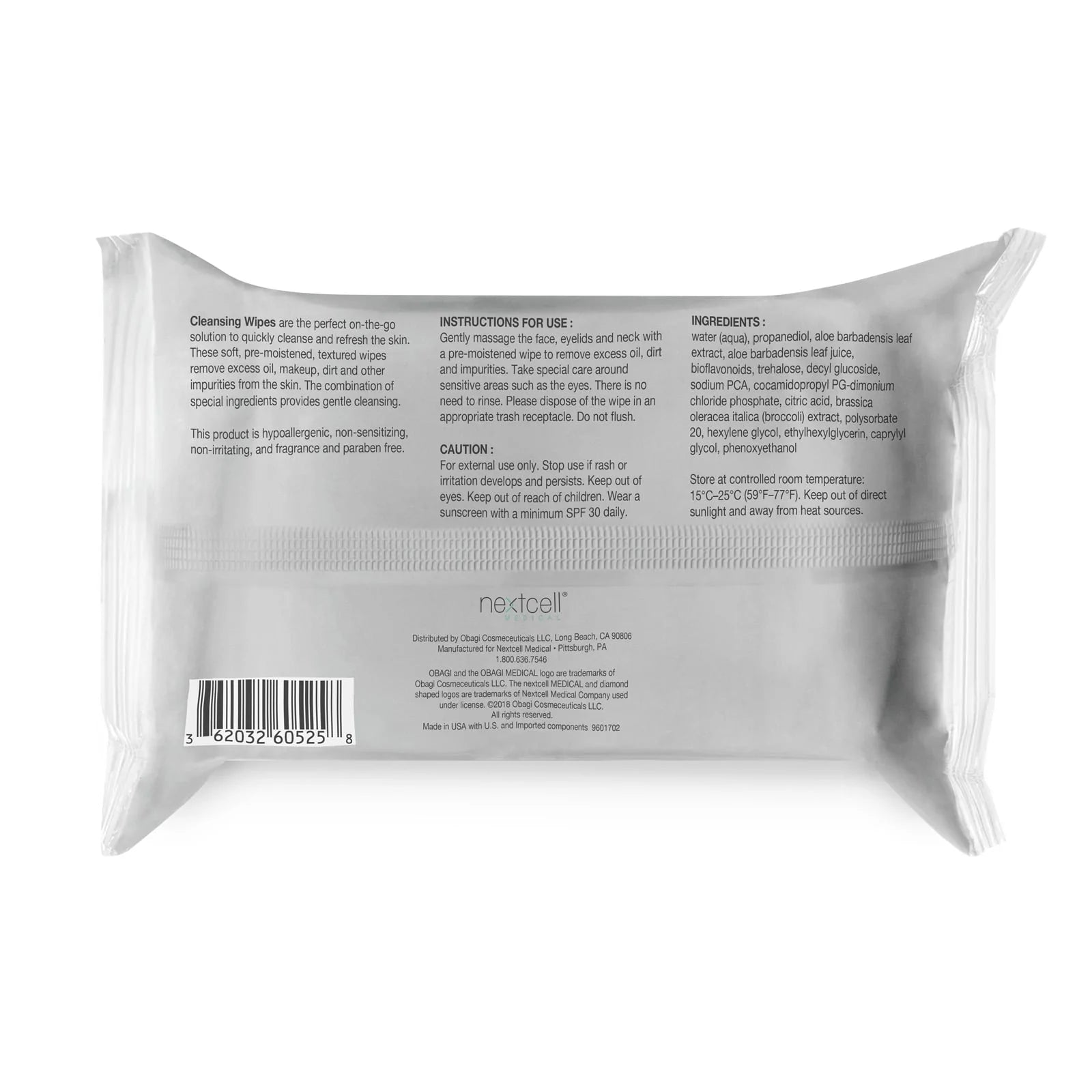 Suzan Obagi MD Cleansing &amp; Makeup Removing Wipes